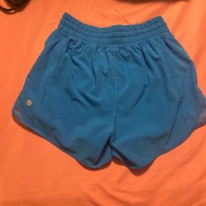 Blue size 4 lululemon shorts